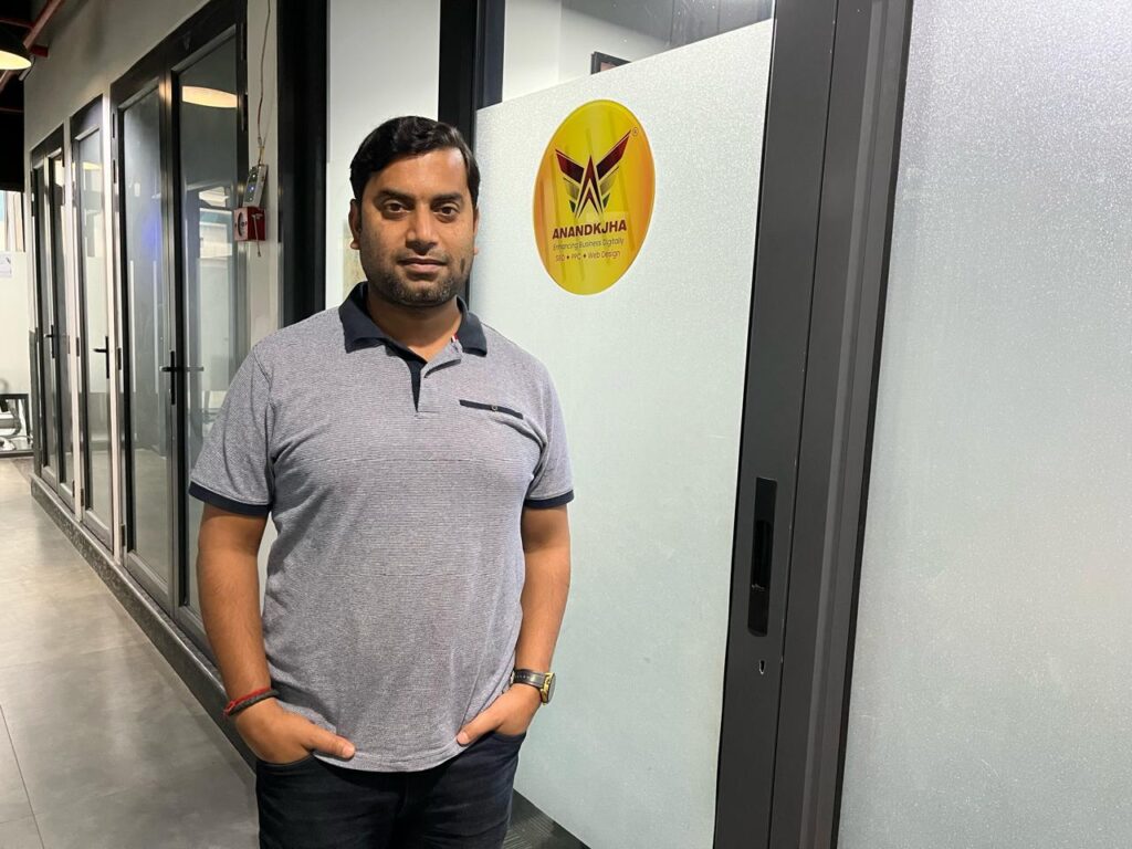 Anand Kumar Jha aka Anandkjha in his office Anand Kumar Jha aka Anandkjha in his office